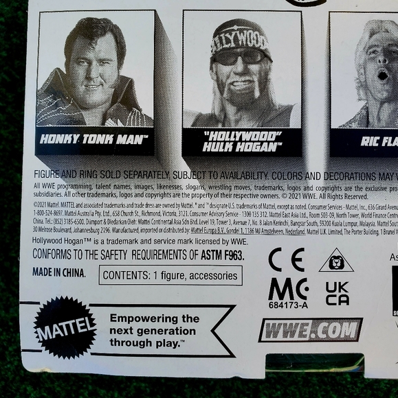 Mattel Hollywood Hulk Hogan 5.5 inch Action Figure - GLF25 NWO WWE NEW 2021 - Picture 8 of 9